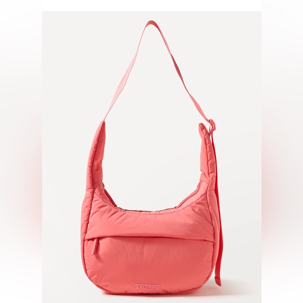 Athleta All About Small Crossbody Hobo Bag in Mimosa Pink